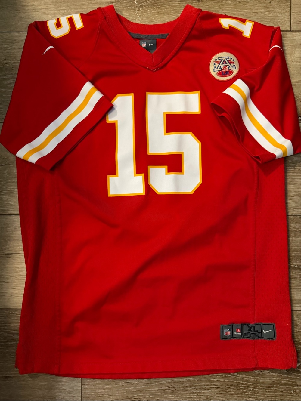 Nike Patrick Mahomes #15 Kansas City Chiefs NFL Jersey XL Red